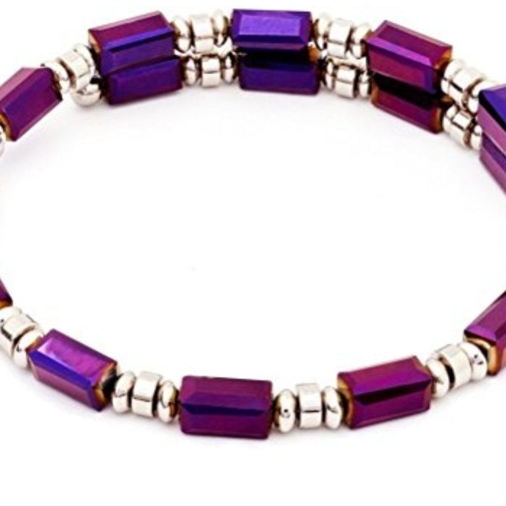 CHRYSALIS Women's Gaia Water Purple Wrap Bangle